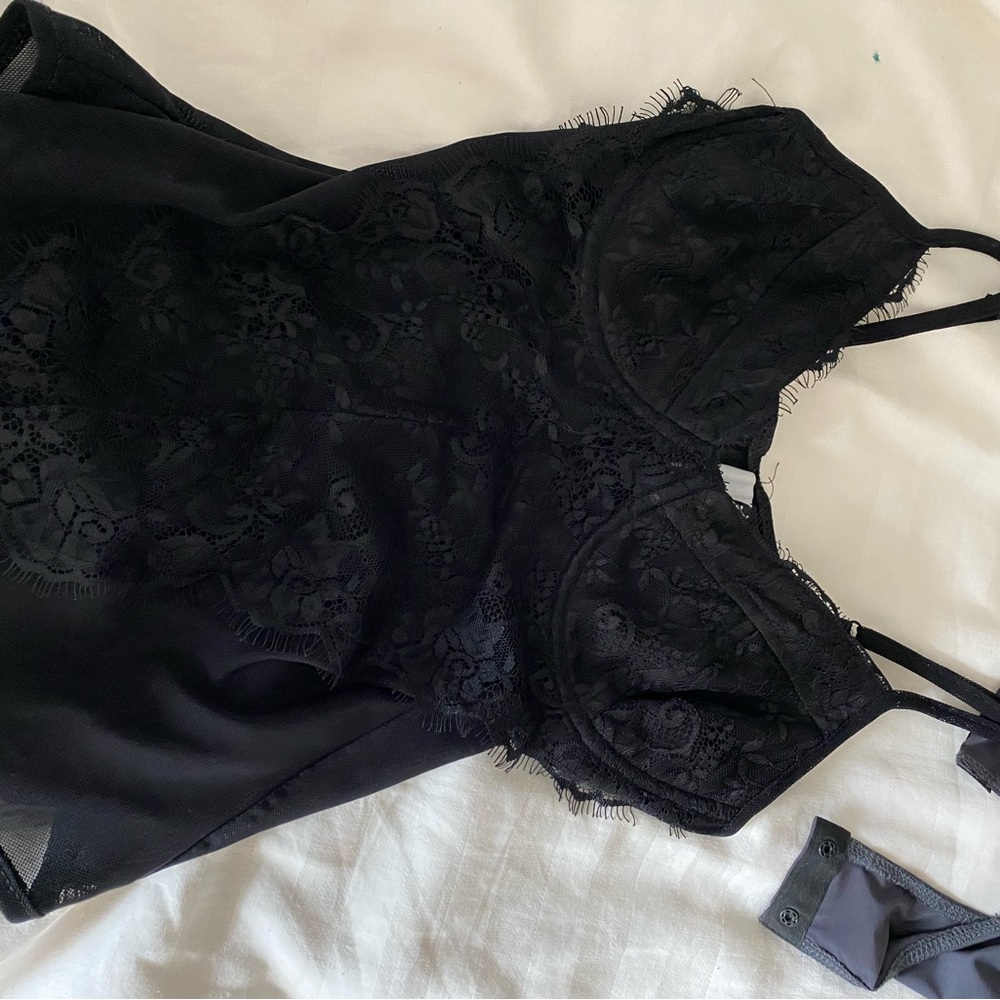 Lined body suit